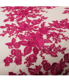 Tul manila fucsia fresa