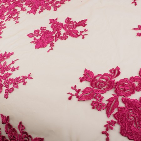 Tul manila fucsia fresa