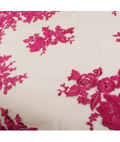 Tul manila fucsia fresa