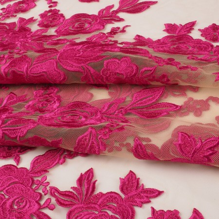 Tul manila fucsia fresa