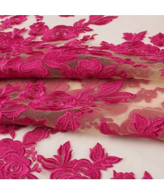 Tul manila fucsia fresa
