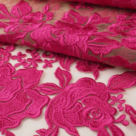 Tul manila fucsia fresa