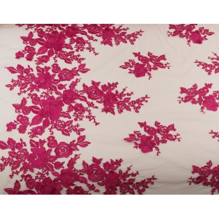 Tul manila fucsia fresa