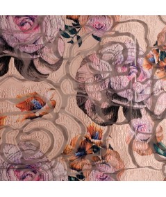 Fantasía devoré flores rosas
