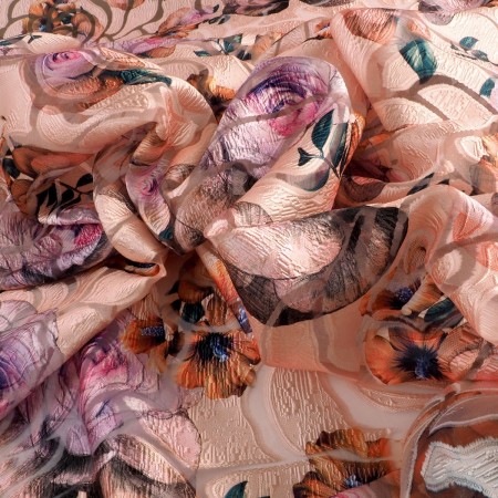 Fantasía devoré flores rosas