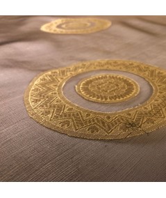 Fantasía jacquard oro
