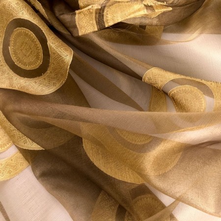 Fantasía jacquard oro