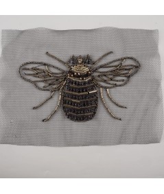 Aplique mosca plata humo
