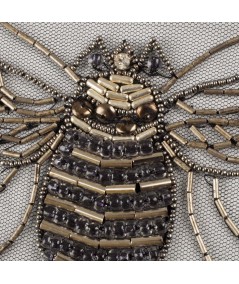 Aplique mosca plata humo