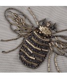 Aplique mosca plata humo