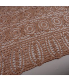 Guipur crochet rosa