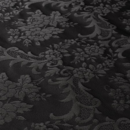 Brocado negro filigrana barroca
