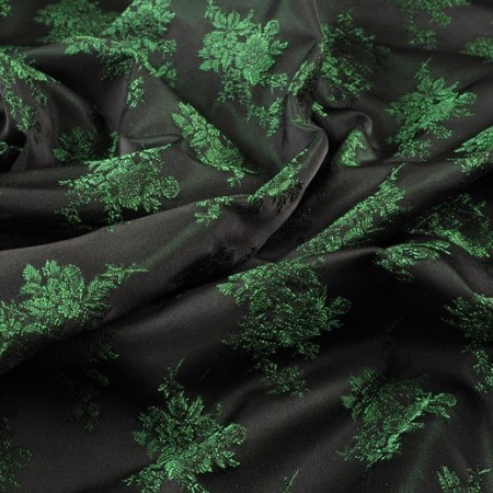 Brocado verde filigrana 
