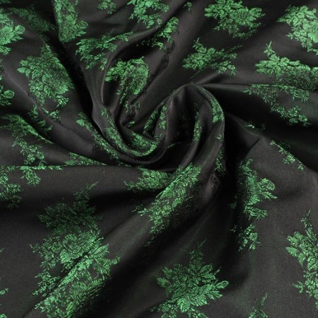 Brocado verde filigrana 
