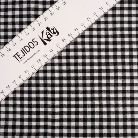 Cuadro vichy negro