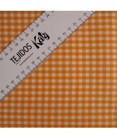 Cuadro vichy amarillo