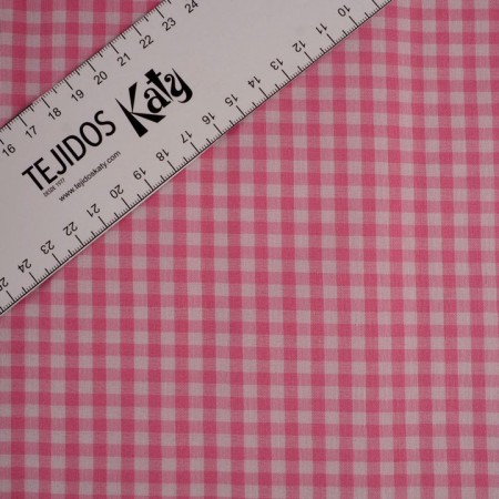 Cuadro vichy rosa