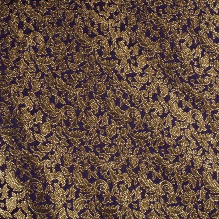 Brocado malva oro