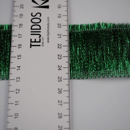 Pasamanería verde lurex