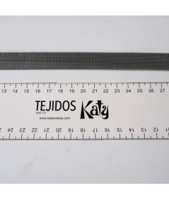 Pasamanería malla metal plata