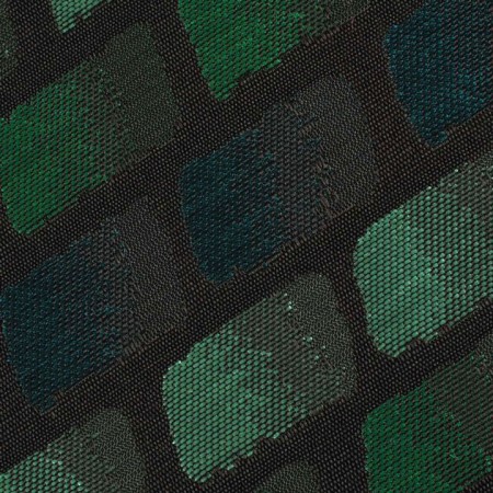 Jacquard verde teselas