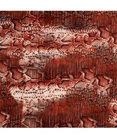 Bielastico animal print tonos teja