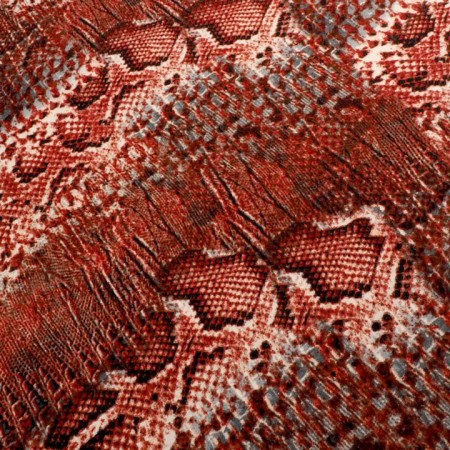 Bielastico animal print tonos teja