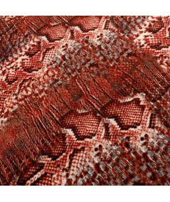 Bielastico animal print tonos teja