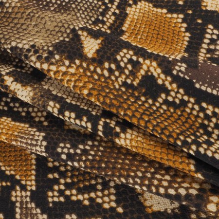 Georgette estampado pyton