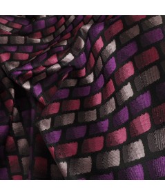 Jacquard malva teselas