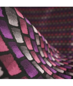 Jacquard malva teselas