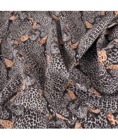 Crepé estampado felinos