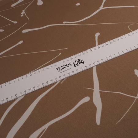 Crepé estampado pollock