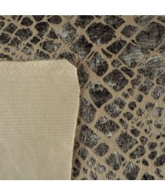 Velour animal print