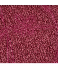Brocado granate jacquard