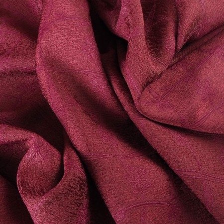 Brocado granate jacquard