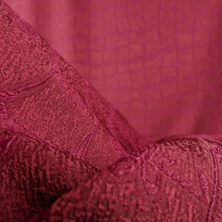 Brocado granate jacquard