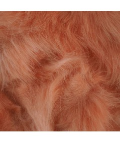 Pelo rosa salmón