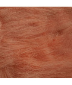 Pelo rosa salmón