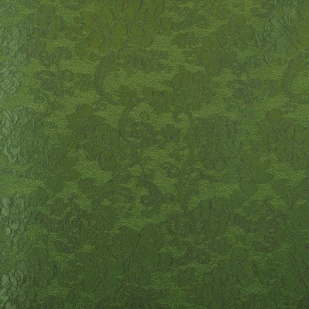 Jacquard verde flores