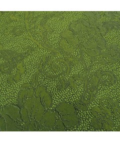 Jacquard verde flores