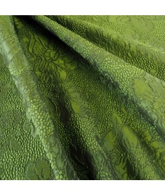 Jacquard verde flores