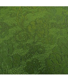 Jacquard verde flores