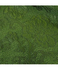 Jacquard verde flores