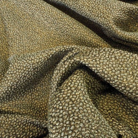 Jacquard oro azul
