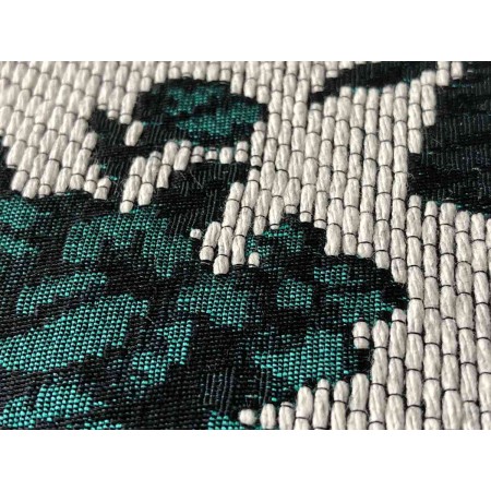 Jacquard flores botella
