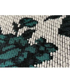 Jacquard flores botella