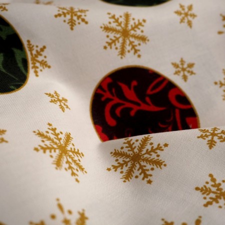 Mantelería bolas de navidad