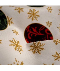 Mantelería bolas de navidad