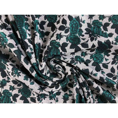 Jacquard flores botella